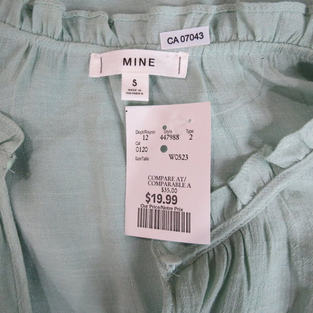 Mine Short Sleeve Ruffle Blouse - Picture 6 of 6